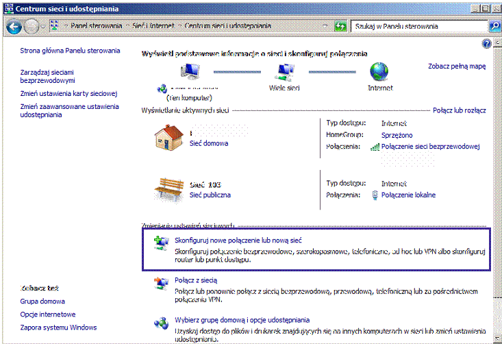 Połączenia sieciowe VPN w Windows